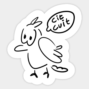 bird say Sticker